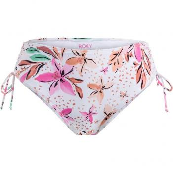 Braguita de bikini de cobertura moderada Roxy Printed Beach Classics mujer blanco rosa naranja - XS