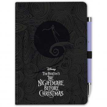 Cuaderno premium A5 Pesadilla antes de Navidad con bolígrafo proyector