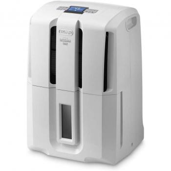 De'longhi DDS20 - Deshumidificador, 410 w, depósito 4.5 L, capacidad de 20 L diarios, acero inoxidable y plástico, 3 velocidades, blanco
