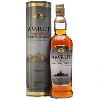 Amrut Peated Indian Single Malt Whisky, 46% ABV, 0.7L