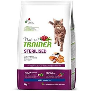 Natural Trainer - Pienso para Gatos Esterilizados Adultos con Salmón - 3kg
