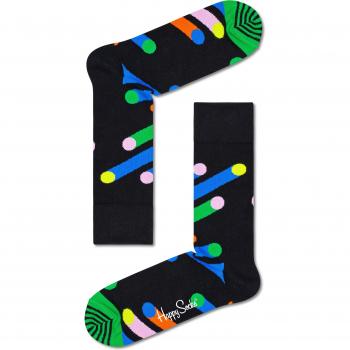 Happy Socks Shooting Star Patterned Socks - Soft Fabric, Size 36-46