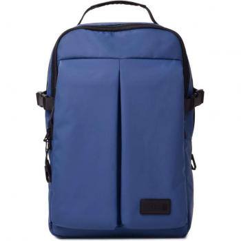 Mochila Grande para Hombre KCB 2950 Azul | Compartimento para Portátil de hasta 15 Pulgadas | Material Vegano con Cremallera