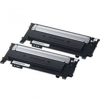 Samsung CLT-P404B, SU364A, Negro, Cartuchos Tóner Originales, Pack de 2, de 3.000 páginas, compatible con impresoras Samsung LaserJet Xpress Color Serie C430, C432, C433, C480, C482 y C483
