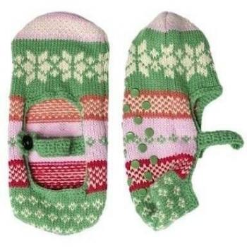 Casa cabaña de & Calcetines Woolly Green Multi