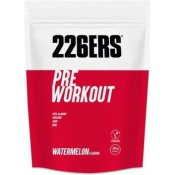 226ERS Pre Workout Sandía 300g - Suplemento pre-entrenamiento en polvo, sabor sandía, formulado para aumentar la energía y mejorar el rendimiento físico, contiene ingredientes como cafeína, beta-alanina y aminoácidos