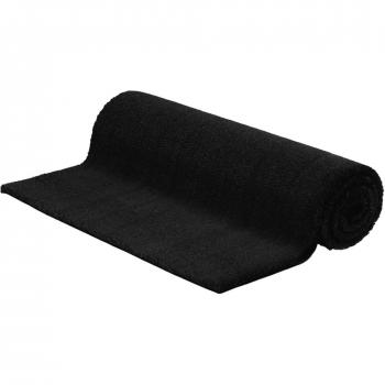 Felpudo Negro 100x200 cm de Fibra de Coco Tufted