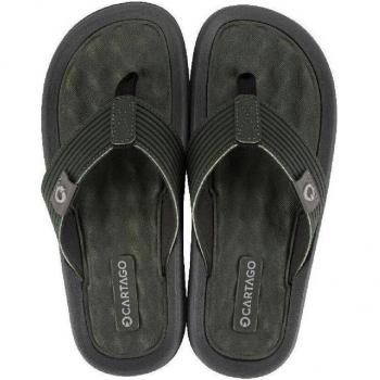 Chanclas de hombre Cartago Dunas Vi en color negro con diseño exclusivo
