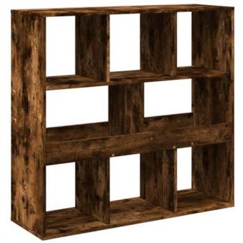 Librería/Divisor de Espacios Roble Ahumado 100x33x94,5 cm