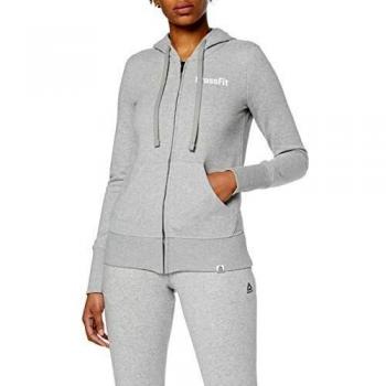 Reebok RC Zip Hoodie Sudadera, Mujer, brgrin, L