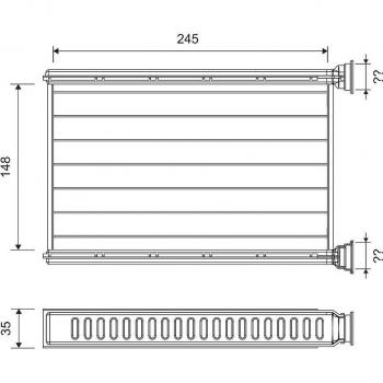 Radiador de calefacción VALEO 812401 - Calentador eléctrico, potencia ajustable, diseño compacto, termostato regulable, fácil de transportar, silencioso y eficiente energéticamente