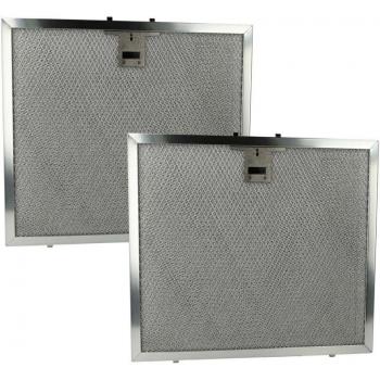Vhbw - 2x Filtro Metálico de Grasa para Campana Extractora, Reemplazo Miele 301010910281, 08270380, 4002514170138 - 27,3 x