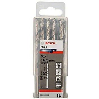 Bosch 2 608 595 068 - Pack de 10 brocas para metal HSS-G, DIN 338