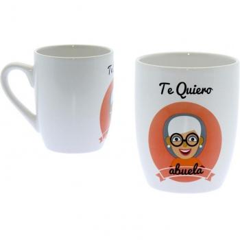 Home Line Taza con Frase Te Quiero Abuela en Cerámica con Asa