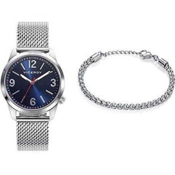 Viceroy Reloj Analógico para Niños de Cuarzo con Correa en Acero Inoxidable 401111-35