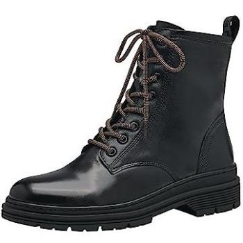 Tamaris Women's Black Lace-Up Ankle Boots, Size 37 EU