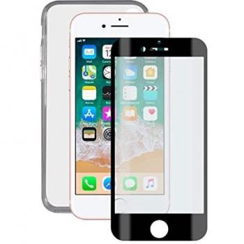 Contact Pack Funda Ultrafina Transparente + Protector Cristal Templado para iPhone 8
