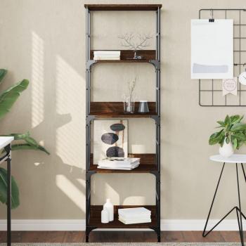 Librería de Roble Marrón 50x33x153 cm madera multicapa