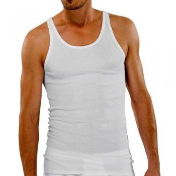 Camisetas Térmicas de Algodón para Hombre - Pack de 2, Doble Rizo, Color Blanco, Talla XXL