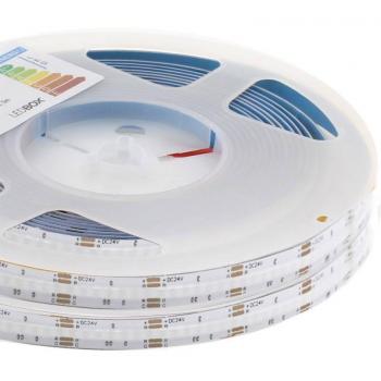 Tira LED RGB COB DC24V 5m (480Led/m) 75W IP20 RGB