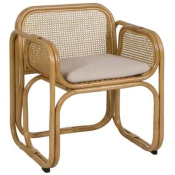Sillón Natural Ratán 62 x 57 x 76,5 cm