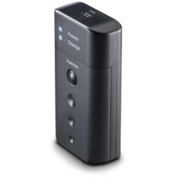 Cargador Universal Hama Delta Travel USB-C para Baterías Li-Ion, AA/AAA, Negro