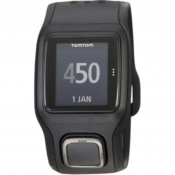 TomTom Runner Cardio - Reloj con GPS para correr, color Negro, Talla única