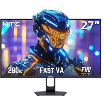 Monitor Gaming KTC H27E22P 27 FHD 280Hz VA, 1920x1080, Contraste 4000:1, Tiempo de Respuesta 1ms, FreeSync y G-Sync Compatible,