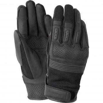 Guantes de Moto de Verano Tucano Urbano Andrew en Piel CE, Color Negro, Talla M