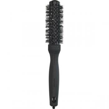 Olivia Garden Expert Blowout Brillo Ondulado Negro Cepillos redondos 1 piece unisex, cerdas onduladas, diámetro 25 mm