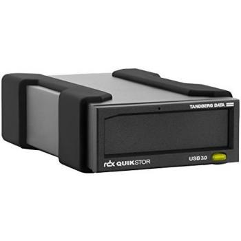 Tandberg RDX External Drive Kit with 1TB, Black, USB3 + Includes Windows Backup and Apple Time Machine Support