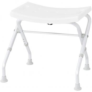 Taburete de baño plegable Ridder 110 kg blanco A0050301