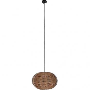 Lámpara de Techo DKD Home Decor 48 x 48 x 31 cm Marrón Ratán 50 W