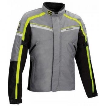 BERING Chaqueta moto GREENWICH Gris/Negro/Fluo, Gris/Negro/Fluo, XXL