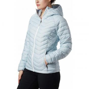 Columbia Powder Lite Chaqueta de plumón con Capucha, Mujer, Gris
