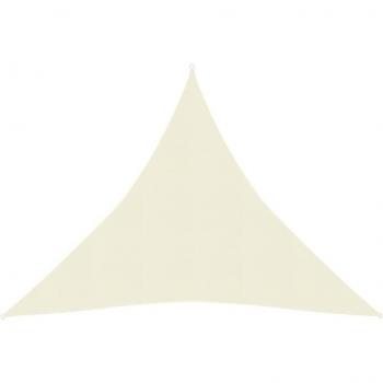 Toldo de vela crema HDPE 160 g/m² 3x3x3 m