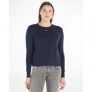 Jersey Tommy Jeans Essential Crew Marino Mujer