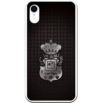 Funda Original para iPhone XR - Escudo Plateado Las Palmas (Licencia Oficial)