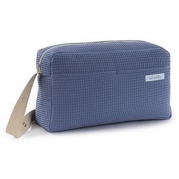 Bolsa organizadora multifuncional para carro de bebé Mi Bollito Azul 15 x 24 x 40 cm
