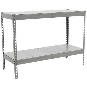 Estantería Metálica de Almacenaje SimonRack, Acero Industrial, 900x1200x600 mm, 2 Baldas, Soporta 600 kg de Punto Flexión por balda, Galvanizado