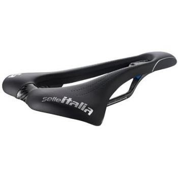 Sillín Selle Italia SLR Kit Carbon Superflow Negro, Carbono, Unisex-Adulto