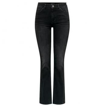 Only Blush Mid Flared Jeans - Washed Black - Women's Size XL/L34