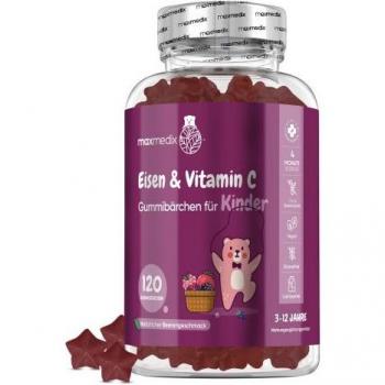 Gominolas de Hierro con Vitamina C para Niños - 120 unidades