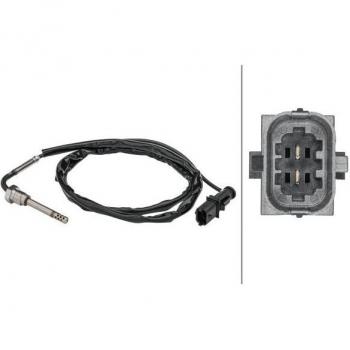 Sensor de temperatura de gases de escape HELLA 6PT 358 181-451