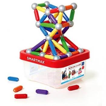 SmartMax Construye y Aprende - Set Educativo Magnético de 100 Piezas para Niños a Partir de 1 Año