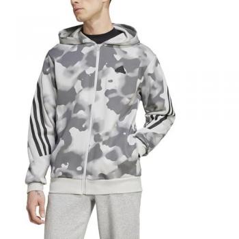 Adidas Future Icons 3-Stripes AOP Full-Zip Hoodie for Men