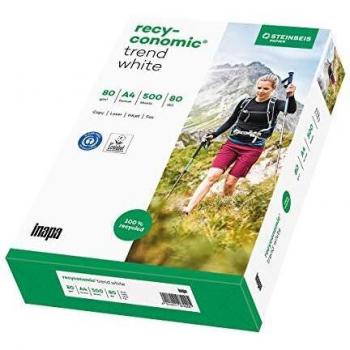 Papel multifuncional Inapa Recyconomic Trend Blanco, A4, 80 g/m², 500 hojas, color blanco