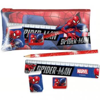 Estuche portatodo escolar Marvel Spiderman con accesorios SP50022