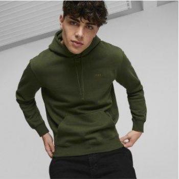 Sudadera Puma Classic Small Logo Verde de Hombre
