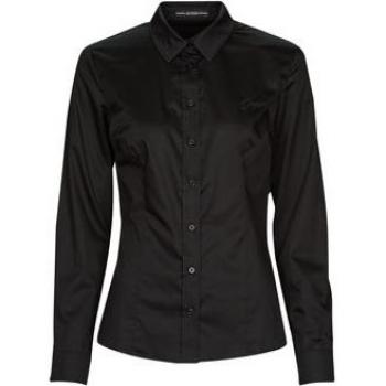 Guess Classic Slim Fit Women's Shirt in Black